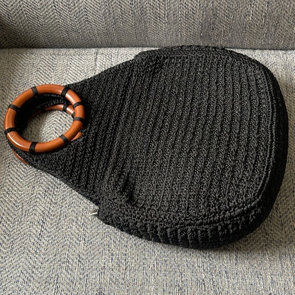 The Sak Crochet Wooden Ring Handle Women's Handbag - Picture 14 of 16